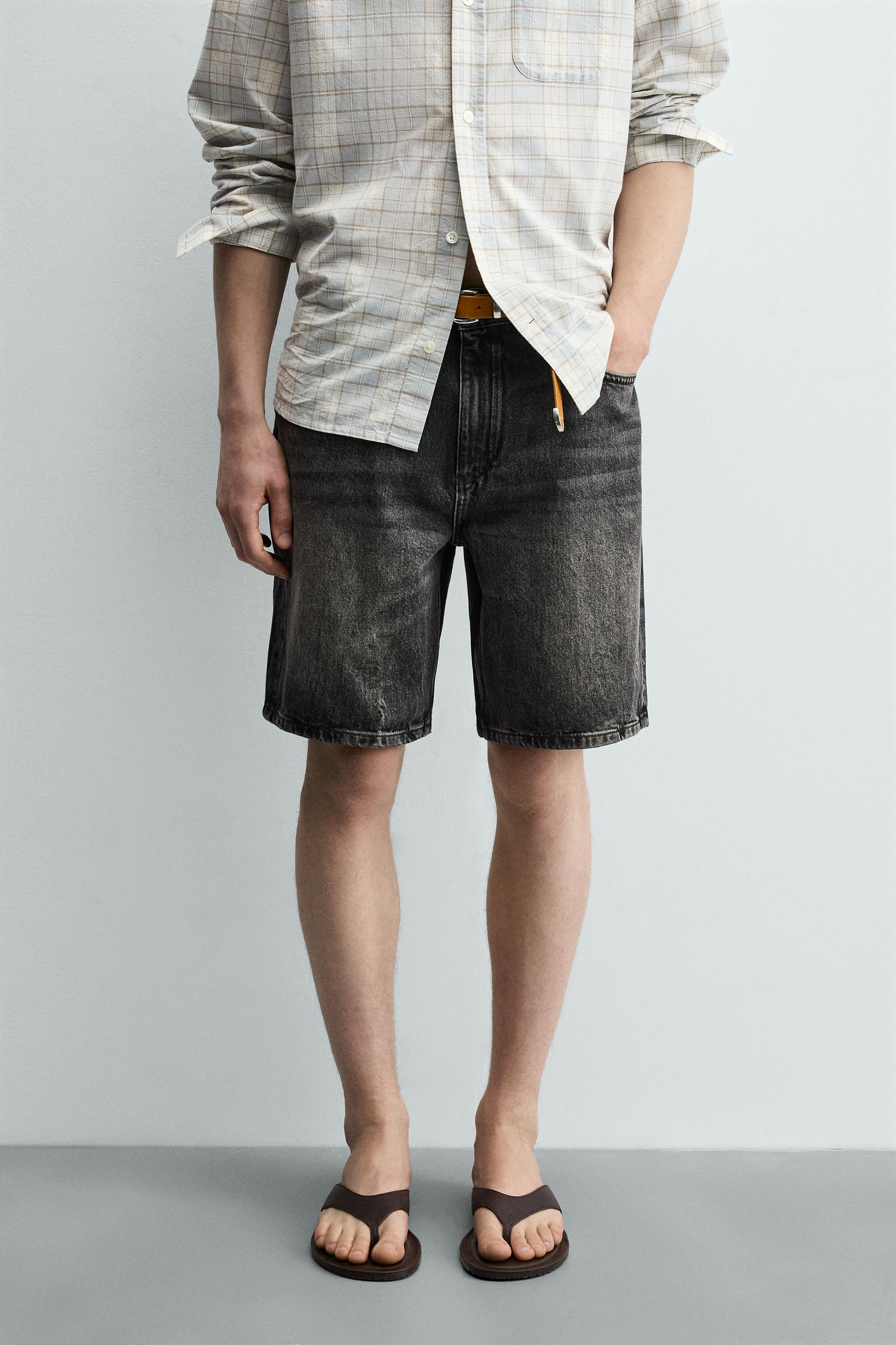BERMUDA EN JEAN RELAXED FIT